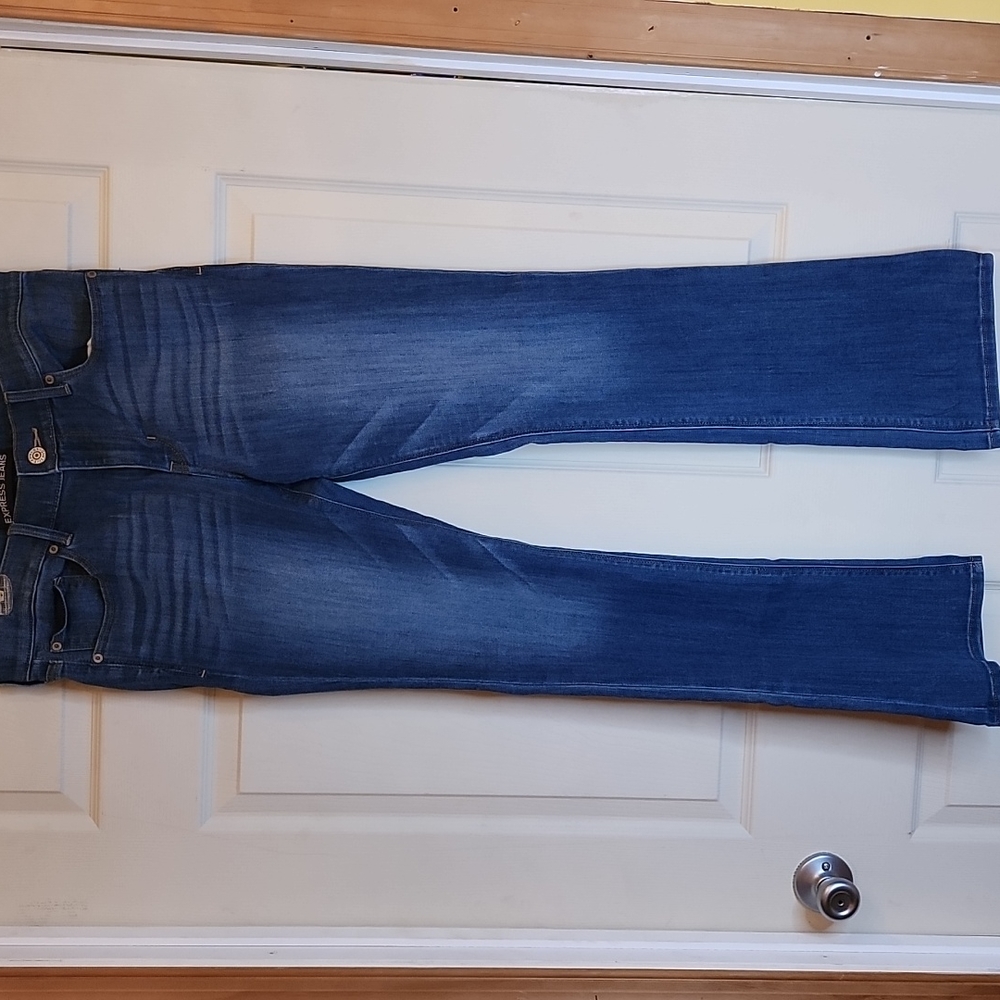Express jeans Barely Boot 10R